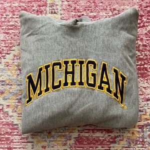 Gray University of Michigan Sweatshirt
